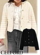 新品未使用　CELFORD セルフォード　ダブルリボンカノコジャケット セルフォード CELFORD ダブルリボンカノコジャケット （DNVY