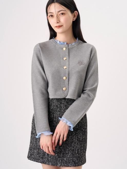 celford フリルデタッチャブルカーディガン フリルデタッチャブルカーディガン（カーディガン）｜CELFORD（セル