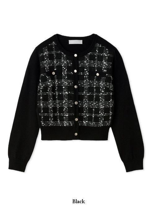 2点セット⭐︎ツイードショートパンツとツィードドッキングニットカーディガン 2点セット⭐︎ツイードショートパンツとツィードドッキング