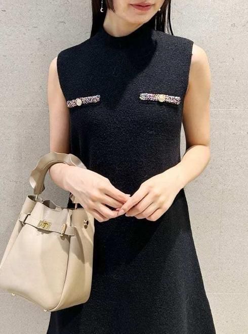 CELFORD (セルフォード)トリムミニニットワンピースセット 25秋冬