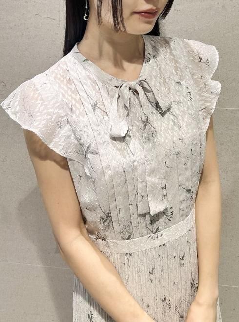 極美品✨CELFORD×P.J. REDOUTE Rosaボウタイワンピース CELFORD×P.J. REDOUTEコラボ】 Rosaボウタイワンピース(デイリー