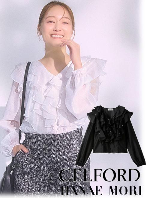 CELFORD (ե)HM ѡդե֥饦  25ߡCWFB254054ۥġ֥饦  HANAE MORI