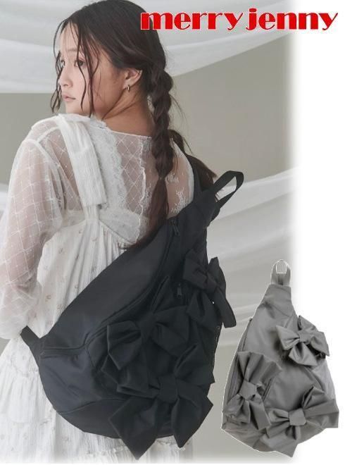 merry jenny (꡼ˡ)<br>'ribbon󥷥Хå''  25ͽ32825419005ۥϥɡХå   BLK:1