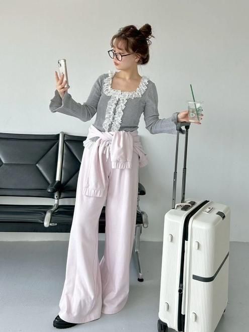 snidel （スナイデル）UVスウェットワイドパンツ 25秋冬【SWCP254109