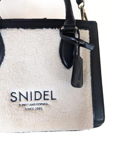 snidel （スナイデル）ボアロゴバッグ 25秋冬【SWGB254635