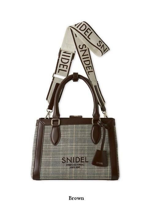 snidel （スナイデル）ロゴバッグ 25秋冬【SWGB254687】ハンド