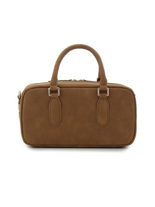 スナイデル ミニボストン ダークブラウン 2025秋冬 新作 スナイデル SNIDEL ミニボストン （GRN） - ファッション通販