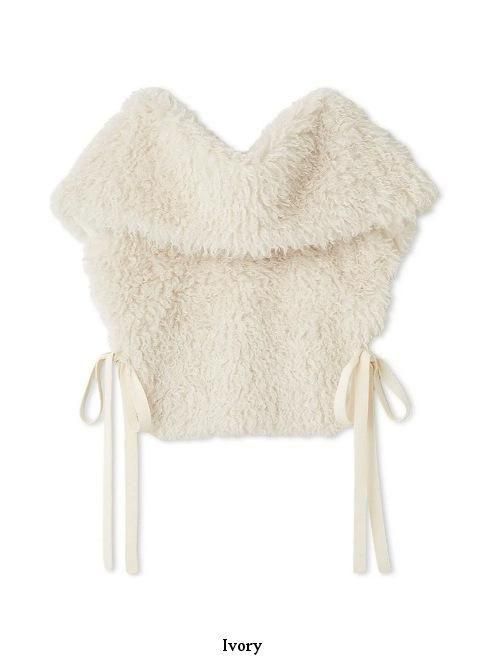 snidel （スナイデル）フェイクファーアメスリニットプルオーバー 25