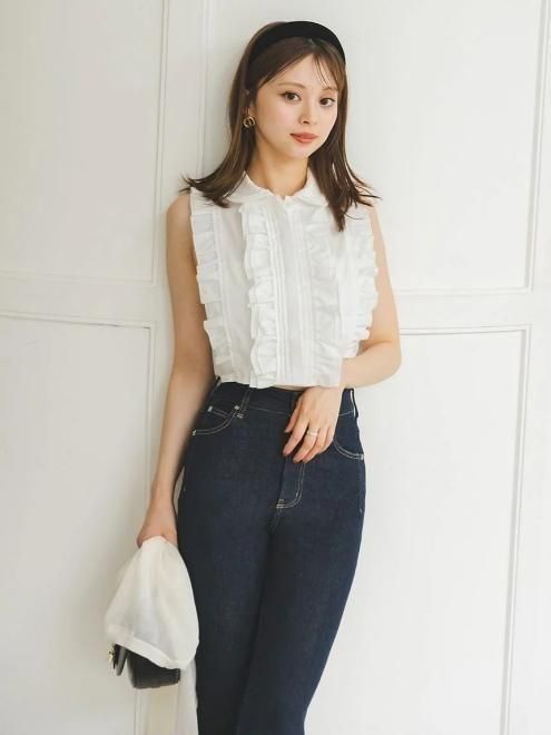 snidel （スナイデル）【STYLEUPPANTS】ハイウエストフレア 25秋冬