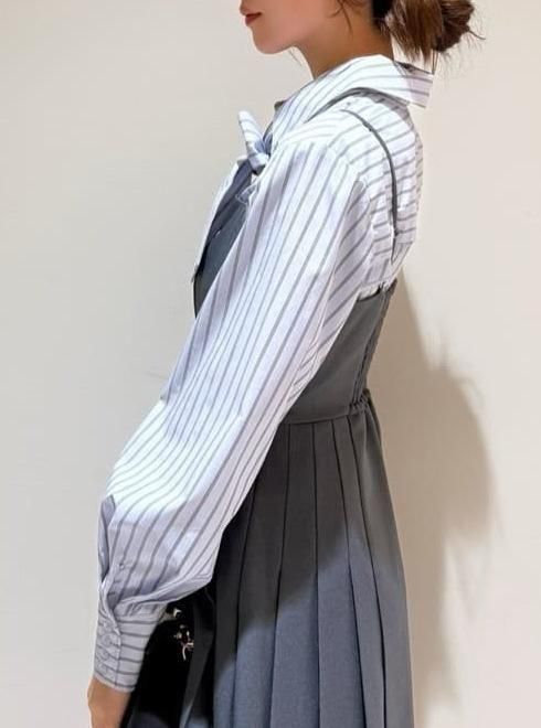 snidel （スナイデル）ボウタイシャツ 25秋冬【SWFB254204】シャツ