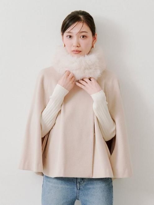 snidel （スナイデル）ショートケープコート 25秋冬【SWFC254154