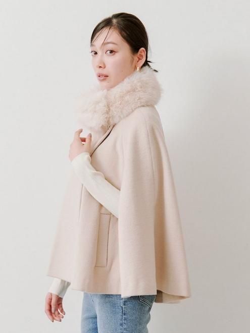 snidel （スナイデル）ショートケープコート 25秋冬予約