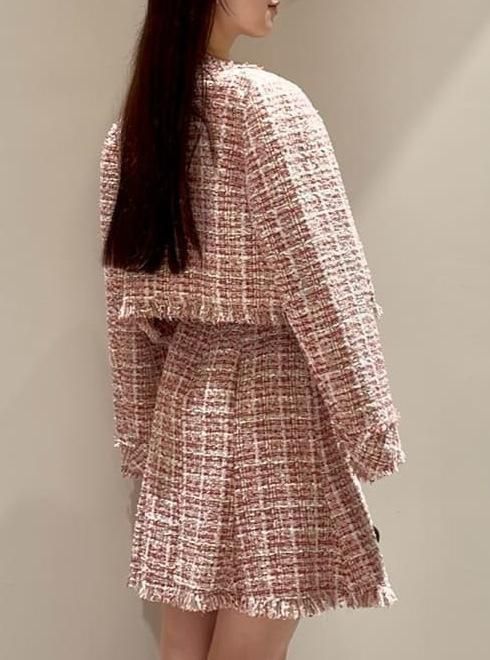 SNIDEL ツイードジャケット SNIDEL 新作10%OFF スナイデル アウター 25秋冬 ツイードジャケット