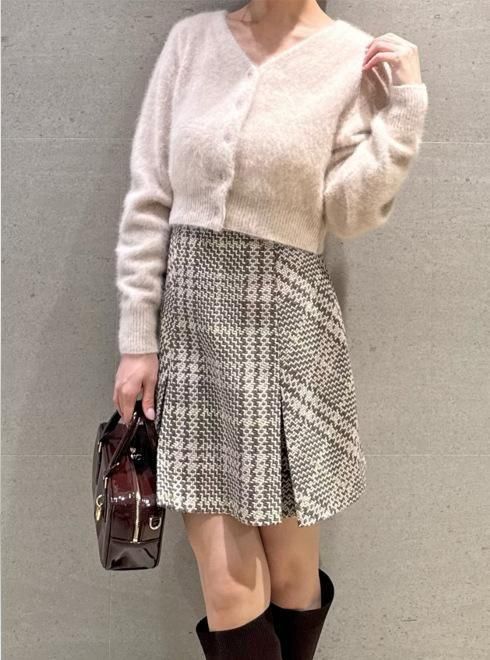 snidel （スナイデル）'Susロービングチェックミニスカート'' 25