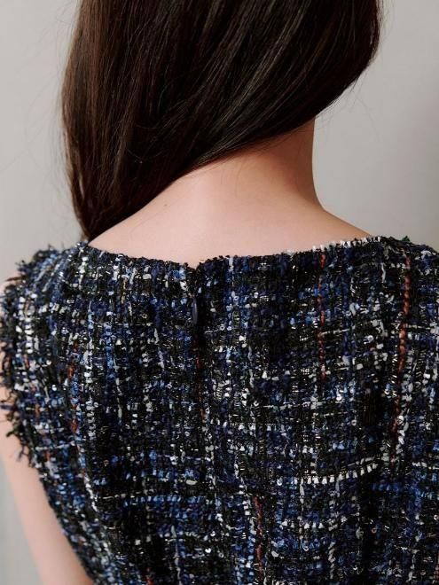 snidel （スナイデル）ツイードミニワンピース 25秋冬【SWFO254176