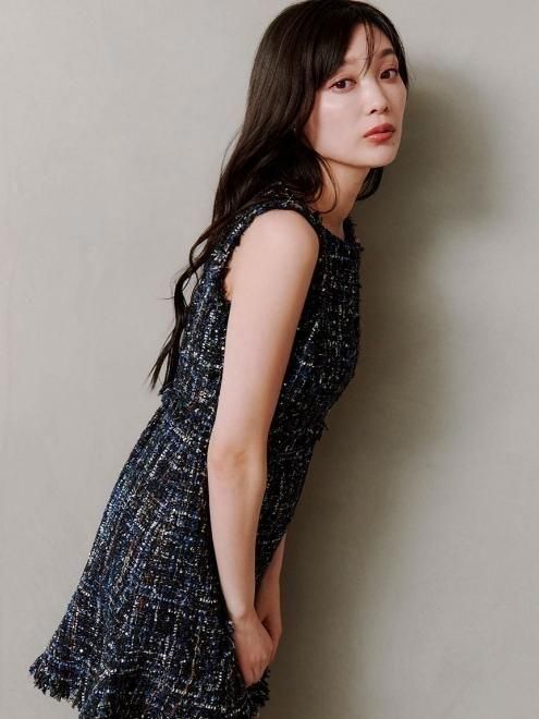 snidel （スナイデル）ツイードミニワンピース 25秋冬