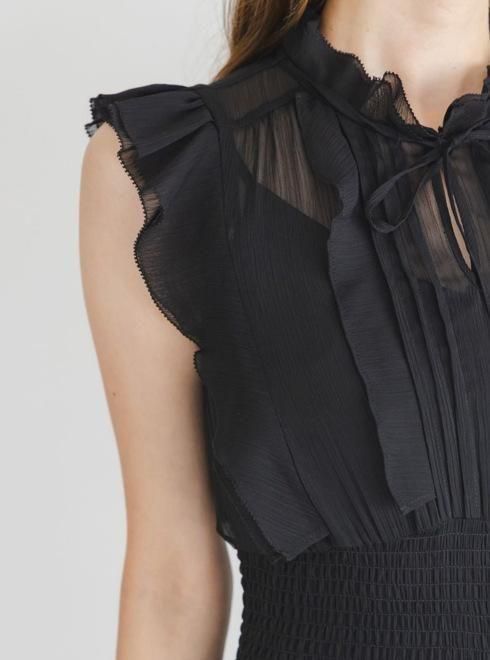mmts0727　SNIDEL スナイデル　Sustainable snidel （スナイデル）Sustainableシアープリーツウエスト