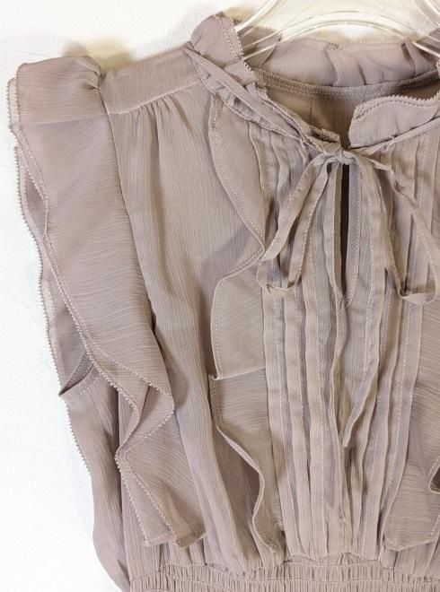 snidel （スナイデル）Sustainableシアープリーツウエストワンピース