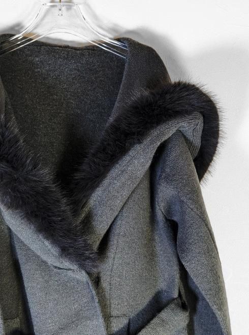 COQULE 2025 ファーコート ニット バッグ セットアップ 楽天市場