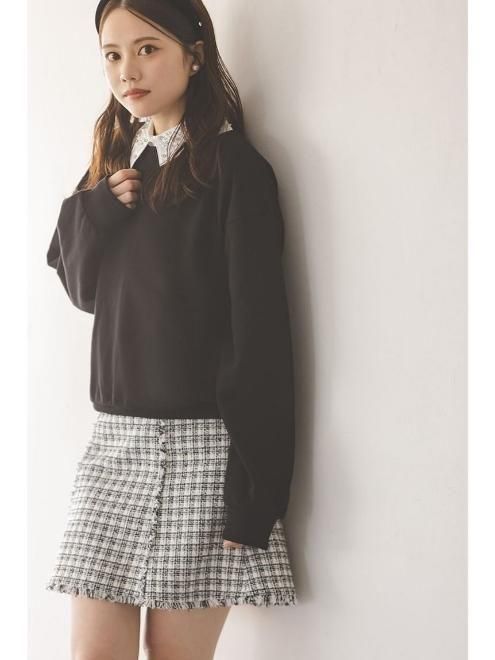 snidel （スナイデル）ツイードミニスカート 25秋冬【SWFS254267