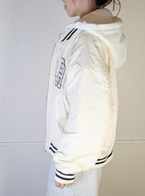 snidel （スナイデル）ナツメグコラボフード付きMA-1 25秋冬