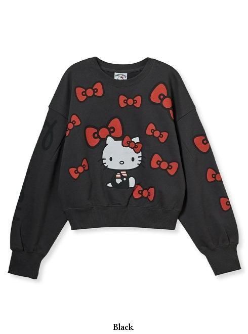 SNIDEL  【HELLO KITTY】スウェットプルオーバー HELLO KITTY】スウェットプルオーバー | スナイデルホーム