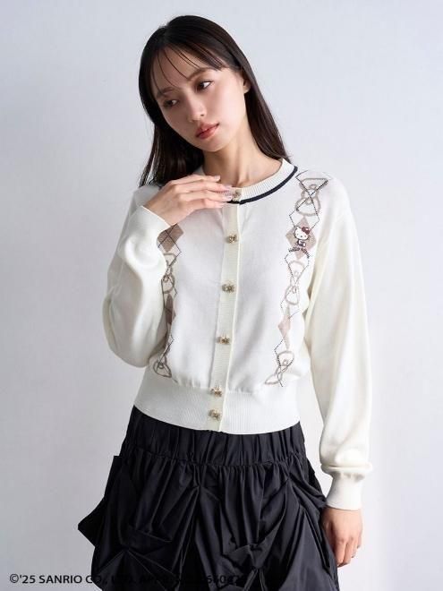 SNIDEL  【HELLO KITTY】ニットカーディガン 楽天市場】【WEB限定カラーあり】【HELLO KITTY】ニット