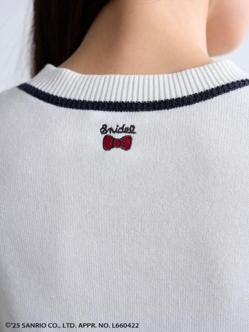 snidel （スナイデル）【HELLO KITTY】 アーガイルカーディガン