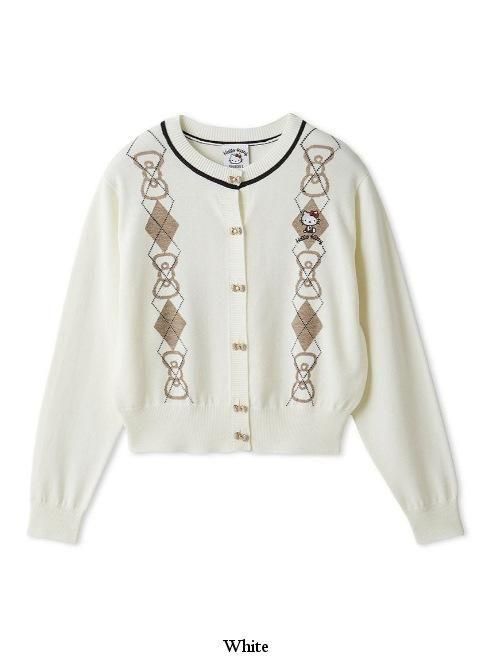 SNIDEL  スナイデルホームHELLO KITTYニットカーディガン WEB限定カラーあり】【HELLO KITTY】ニットカーディガン(カーデ