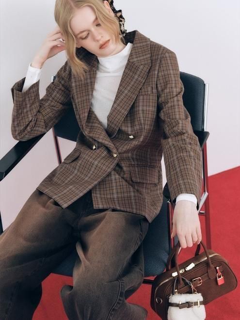 Lily Brown （リリーブラウン)ダブルブレストジャケット 25秋冬