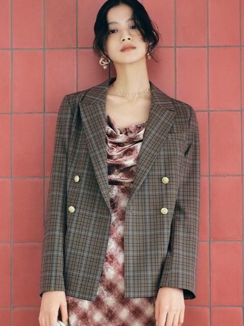 LILY BROWN ダブルブレストジャケット 2025 MNT Lily Brown （リリーブラウン)ダブルブレストジャケット 25秋冬