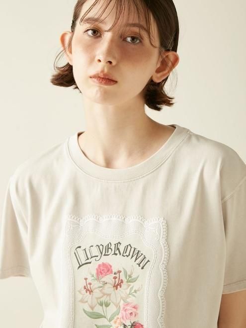 リリーブラウン×KEITA MARUYAMA バリエーショングラフィックTシャツ リリーブラウン LILY BROWN 【LILYBROWN×KEITA MARUYAMA
