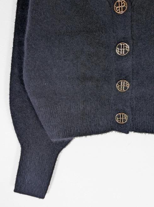 Lily Brown （リリーブラウン)LBロゴフォックスニットカーデ 25