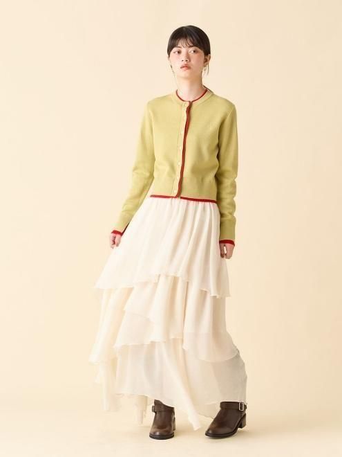 Lily Brown （リリーブラウン) カシミアブレンドレイヤード