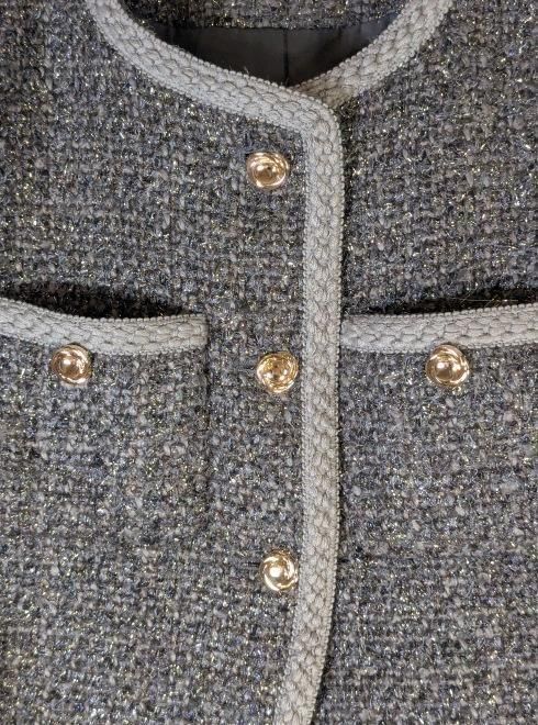 Lily Brown （リリーブラウン)ツイードジャケット 25秋冬【LWFJ254055