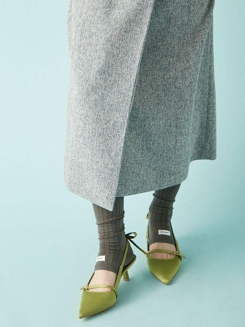 Lily Brown （リリーブラウン)デコルテレイヤードトレンチワンピース