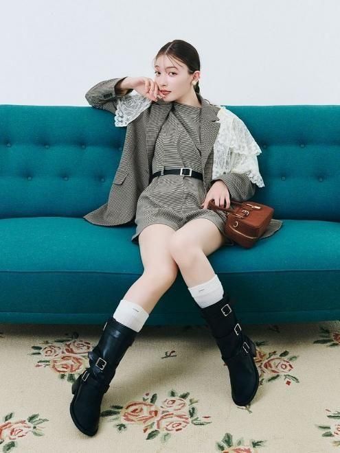 あ*様 【新品】LILY BROWN バリエーションオーバージャケット BRW LILY BROWN｜【WEB限定00サイズ】バリエーションオーバー