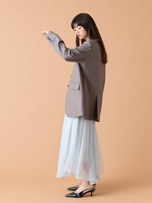 あ*様 【新品】LILY BROWN バリエーションオーバージャケット BRW LILY BROWN｜【WEB限定00サイズ】バリエーションオーバー