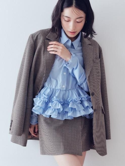 LILY BROWN リリーブラウン　バリエーションドロストオーバージャケット LILY BROWN（リリーブラウン）の「バリエーションドロスト