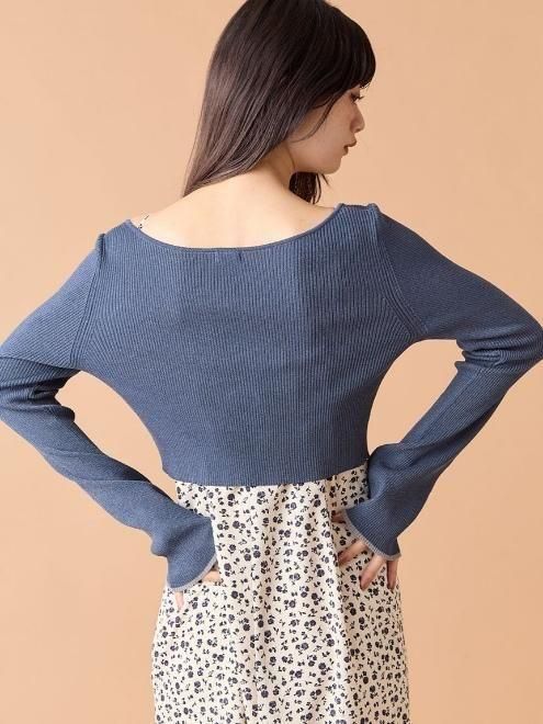 リリーブラウン チュールキャミワンピース LILY BROWN（リリーブラウン）の「しわ加工チュールキャミセット