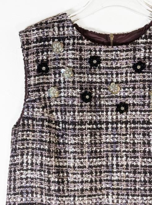 LILY BROWN Aラインビジューミニワンピース LILY BROWN｜[L.B CANDY STOCK]Aラインビジューミニワンピース