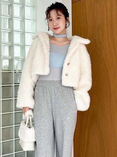 Lily Brown （リリーブラウン)バリエファーコート 25秋冬【LWFJ255112