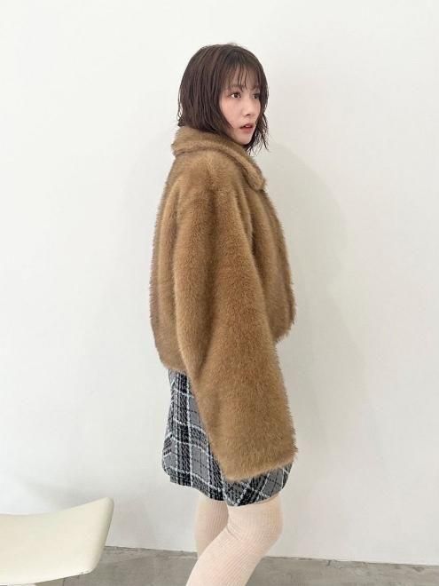 Lily Brown （リリーブラウン)バリエファーコート 25秋冬【LWFJ255112