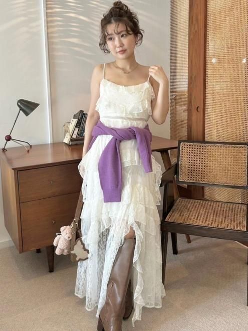 リリーブラウン ドレス Lily Brown （リリーブラウン)【ANNASUI】レースロングドレス 25