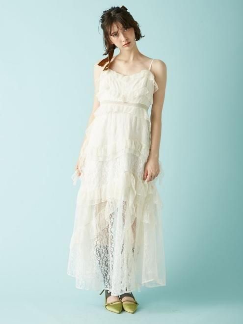 リリーブラウン アナスイ ワンピース LILY BROWN × ANNA SUI】フレアミニワンピース(ミニワンピース