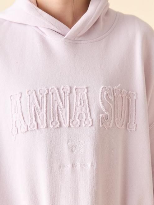 Lily Brown （リリーブラウン)【ANNASUI】ロゴフーディー 25秋冬