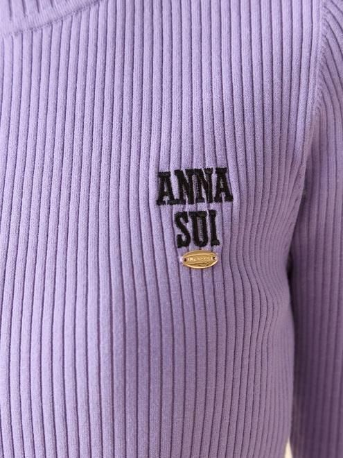 Lily Brown （リリーブラウン)【ANNASUI】ロゴ刺繍ハイネック