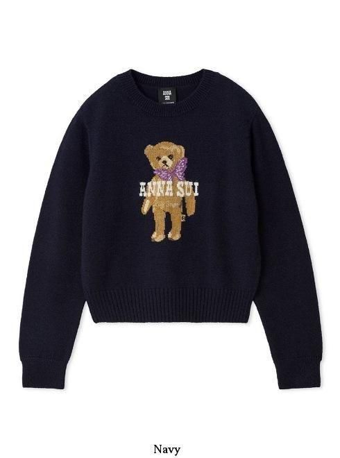 Lily Brown （リリーブラウン)【ANNASUI】バタフライLily Bearニット