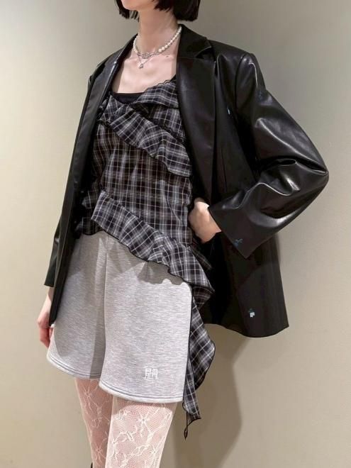 FURFUR (ファーファー)フリルキャミトップス 25秋冬【RWFT254081