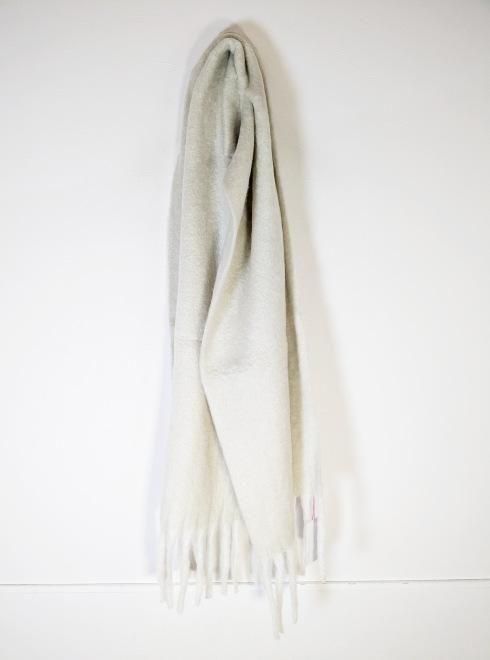 FURFUR (ファーファー)ロゴ刺繍フリンジストール 25秋冬